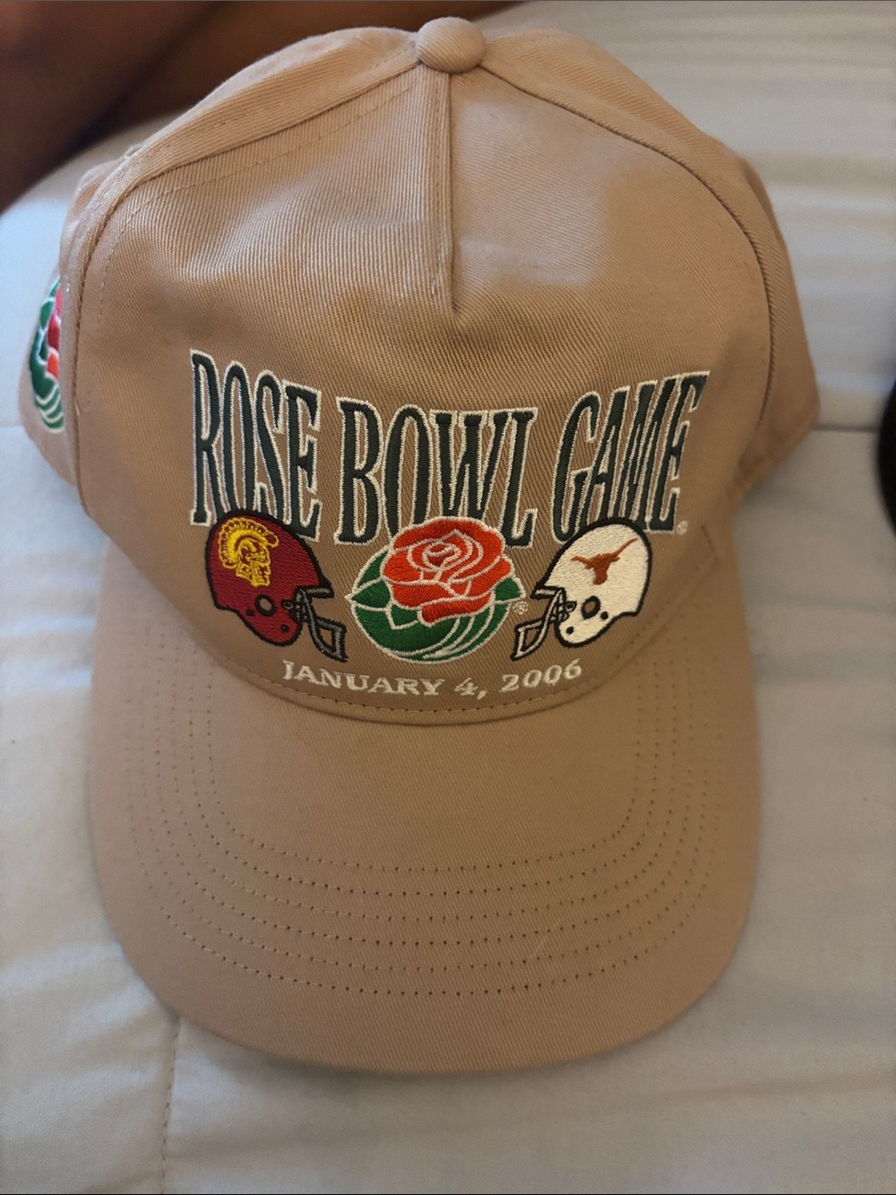Rose Biwl Game January 4,2006 USC Trojans Texas Longhorns 47 Baseball Cat Hat